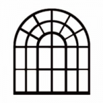 Window arched only  114x 150 mm